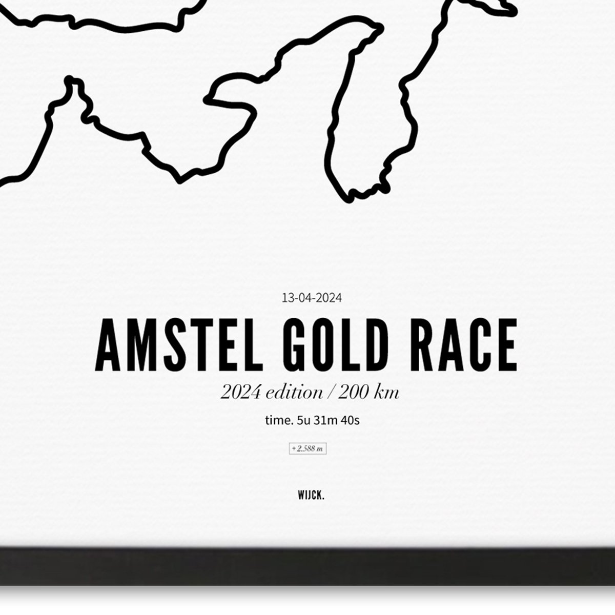 Poster of Amstel Gold Race 2024 - 200km | WIJCK.